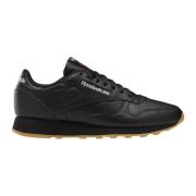 Tijdloze Leren Sneakers Reebok , Black , Heren