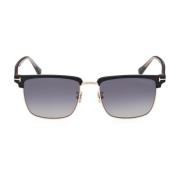 Heren Zonnebrillen Lente/Zomer Collectie Tom Ford , Black , Heren