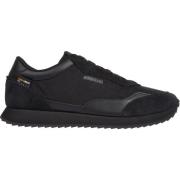 Zwarte Sneakers Cordura Winterstof Tommy Hilfiger , Black , Heren