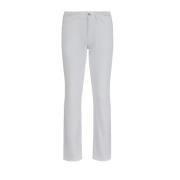 Witte Denim Jeans Effen Kleur Rits Sluiting Armani Exchange , White , ...