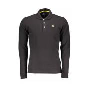 Zwart Katoenen Polo Shirt La Martina , Gray , Heren