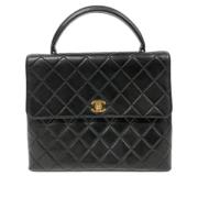 Pre-owned Fabric chanel-bags Chanel Vintage , Black , Dames