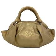 Pre-owned Fabric handbags Loewe Pre-owned , Beige , Dames