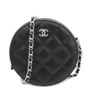 Pre-owned Fabric chanel-bags Chanel Vintage , Black , Dames