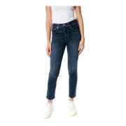 Midwaist Skinny Fit Jeans met Fade Effecten Citizens of Humanity , Blu...