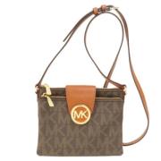 Pre-owned Fabric shoulder-bags Michael Kors Pre-owned , Brown , Dames