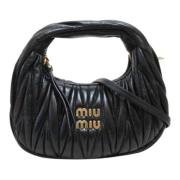 Pre-owned Fabric handbags Miu Miu Pre-owned , Black , Dames