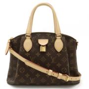 Pre-owned Canvas louis-vuitton-bags Louis Vuitton Vintage , Brown , Da...