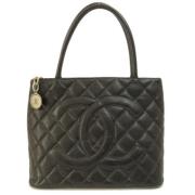 Pre-owned Fabric chanel-bags Chanel Vintage , Black , Dames