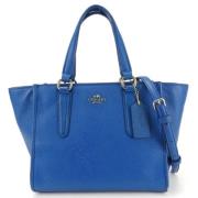 Pre-owned Fabric handbags Coach Pre-owned , Blue , Dames