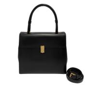 Pre-owned Fabric handbags Loewe Pre-owned , Black , Dames