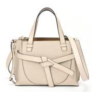 Pre-owned Fabric handbags Loewe Pre-owned , Beige , Dames