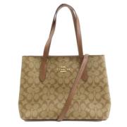 Pre-owned Fabric totes Coach Pre-owned , Beige , Dames