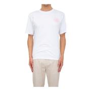 Casual Katoenen T-Shirt Gcds , White , Heren