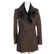 Pre-owned Fabric outerwear Burberry Vintage , Brown , Dames
