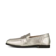 Klassieke Leren Loafer Shoe the Bear , Gray , Dames