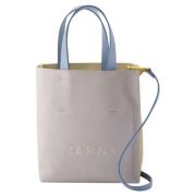 Leather totes Marni , Beige , Dames