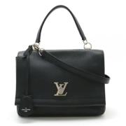 Pre-owned Leather louis-vuitton-bags Louis Vuitton Vintage , Black , D...