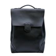 Pre-owned Fabric backpacks Hermès Vintage , Black , Dames