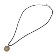 Pre-owned Stainless Steel necklaces Gucci Vintage , Gray , Dames