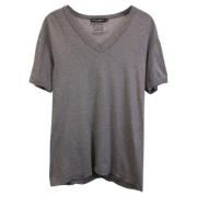 Pre-owned Cotton tops Dolce & Gabbana Pre-owned , Gray , Dames