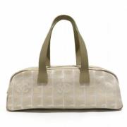 Pre-owned Fabric chanel-bags Chanel Vintage , Beige , Dames