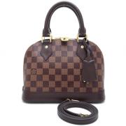 Pre-owned Canvas louis-vuitton-bags Louis Vuitton Vintage , Brown , Da...