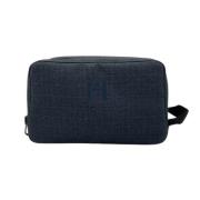 Pre-owned Fabric clutches Hermès Vintage , Blue , Dames