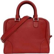 Pre-owned Fabric handbags Loewe Pre-owned , Red , Dames