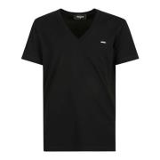 Zwart Cool Fit Tee T-shirts Polos Dsquared2 , Black , Heren