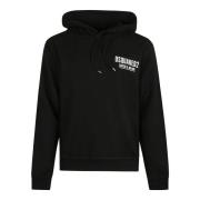 Zwarte Cool Fit Hoodie Sweaters Dsquared2 , Black , Heren