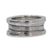 Pre-owned White Gold rings Bvlgari Vintage , Gray , Dames