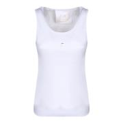 Witte Katoenen Tank Top 4G Logo Givenchy , White , Dames