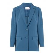 Upgrade je garderobe met stijlvolle blazer Calvin Klein , Blue , Dames