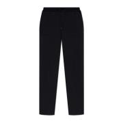 Sweatpants met logo Emporio Armani , Black , Dames