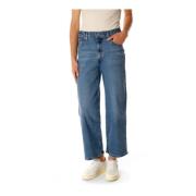 Hoge taille wijde pijp jeans Levi's , Blue , Dames