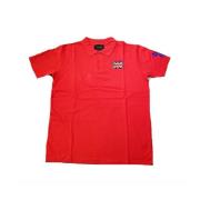 Rode Polo Shirt voor Stijlvolle en Moderne Mannen John Richmond , Red ...