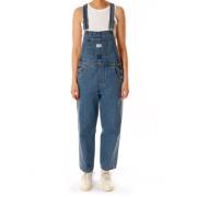 Vintage Denim Overalls Levi's , Blue , Dames