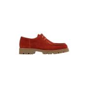 Leren Mocassin Schoenen Fm0Fm04140 Tommy Hilfiger , Red , Heren