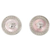 Metal earrings Versace , Pink , Dames