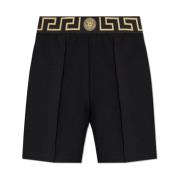 Shorts met logo Versace , Black , Dames