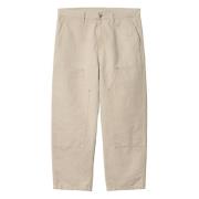 Dubbele Knie Katoen Linnen Broek Carhartt Wip , Beige , Heren