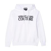 Heren Sweatshirt Versace Jeans Couture , White , Heren