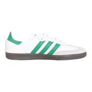 Witte Groene Samba OG Herensneakers Adidas Originals , White , Heren