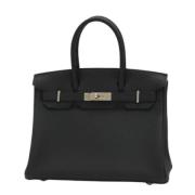 Pre-owned Fabric handbags Hermès Vintage , Black , Dames