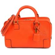 Pre-owned Fabric handbags Loewe Pre-owned , Orange , Dames