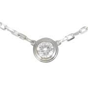 Pre-owned White Gold necklaces Cartier Vintage , Gray , Dames