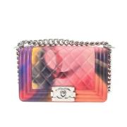 Pre-owned Leather shoulder-bags Chanel Vintage , Multicolor , Dames