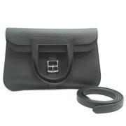 Pre-owned Fabric handbags Hermès Vintage , Black , Dames