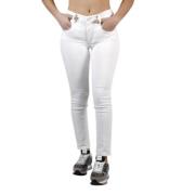 Skinny Jeans voor Modieuze Vrouwen Calvin Klein , White , Dames